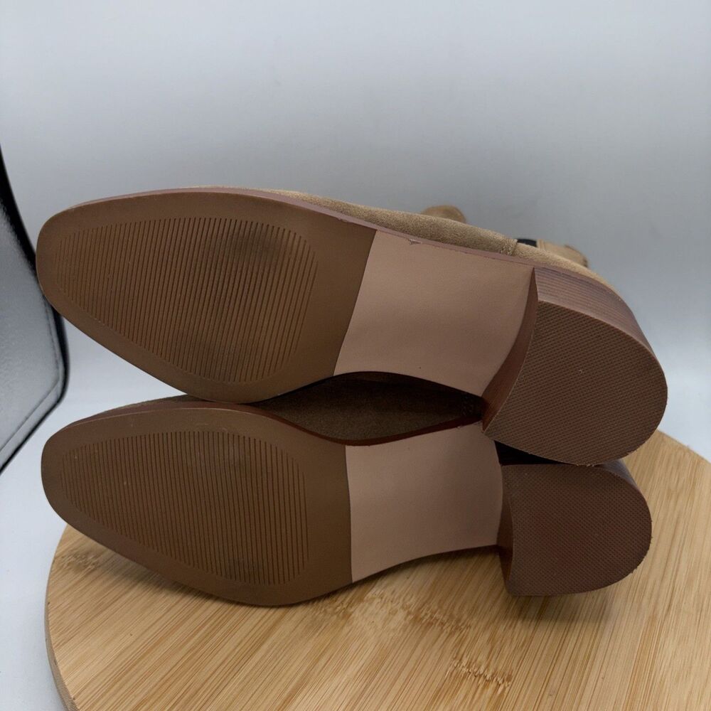 Steve Madden Rockwell Chelsea Boots Womens 7M Tan Suede Leather Pull On - Picture 9 of 9